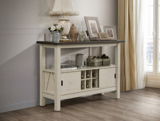 MARIBELLE SERVER CHALK WARM GREY Smyrna Furniture Outlet