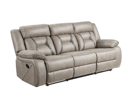 Tyson Sofa, Manual Reclining, Drop-Down Console and Power Strip, Glider