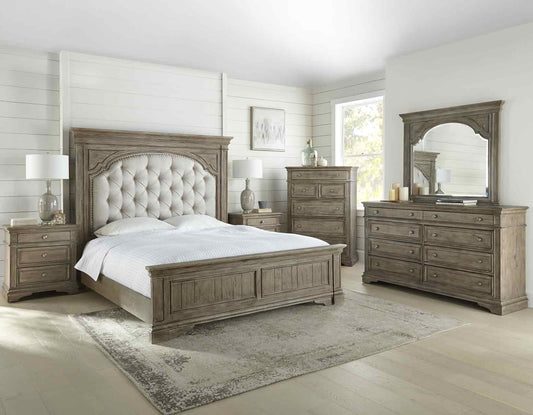 Highland Park Bedroom, Waxed Driftwood