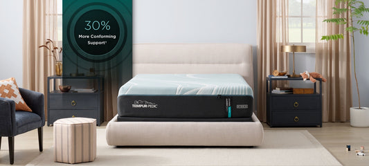 TEMPUR-LuxeAdapt® Medium Hybrid Mattress - Split CA King