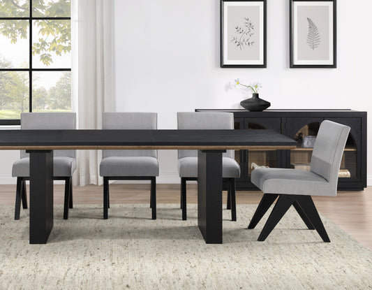 Magnolia 5-Piece 80-96″ Dining Set with Side Chair