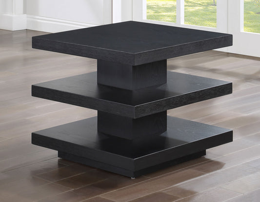 Canyon, End Table, Black