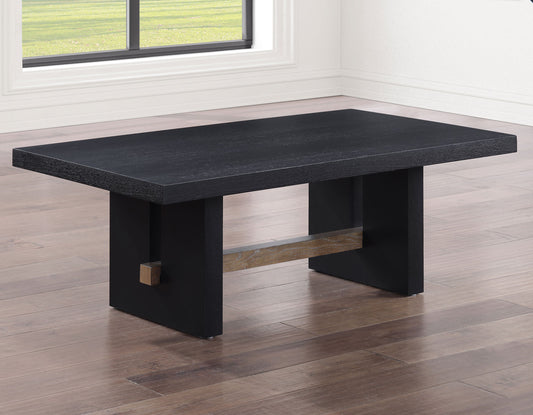 Aubrey, 48″ Cocktail Table, Black Finish