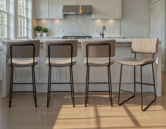 Tribeca 30″ Commercial Grade Bar Stool, Gray