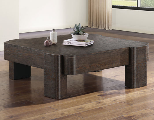 Salina, 52.75″ Square Cocktail Table, Castered
