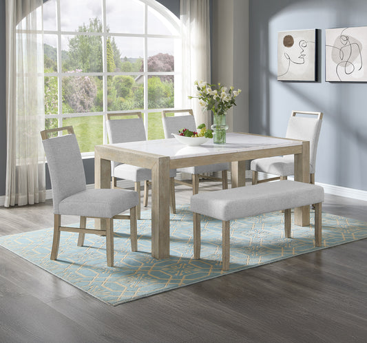 HAZEL GENUINE MARBLE DINING TABLE TOP