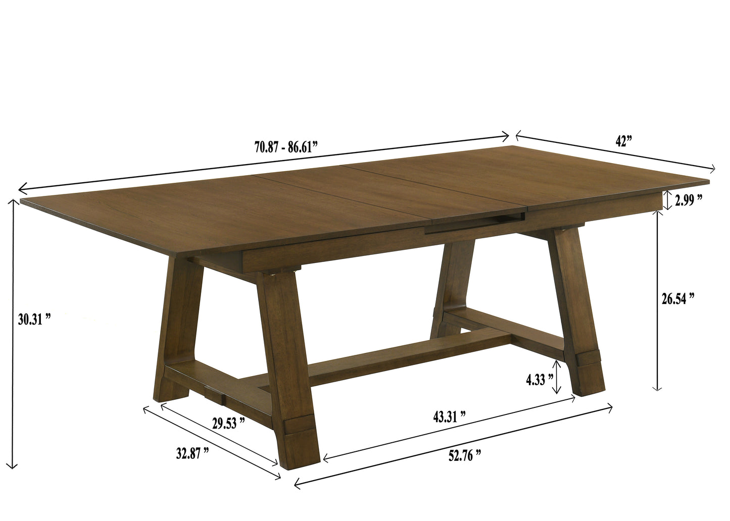 EVERLY DINING TABLE LEG