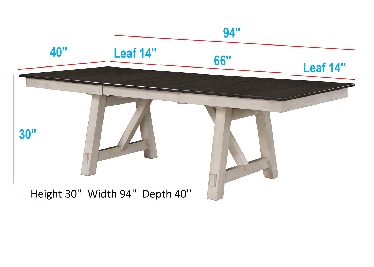 MARIBELLE DINING TABLE LEG