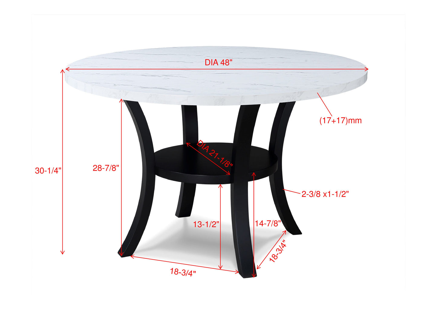 ISLA ROUND DINING TABLE