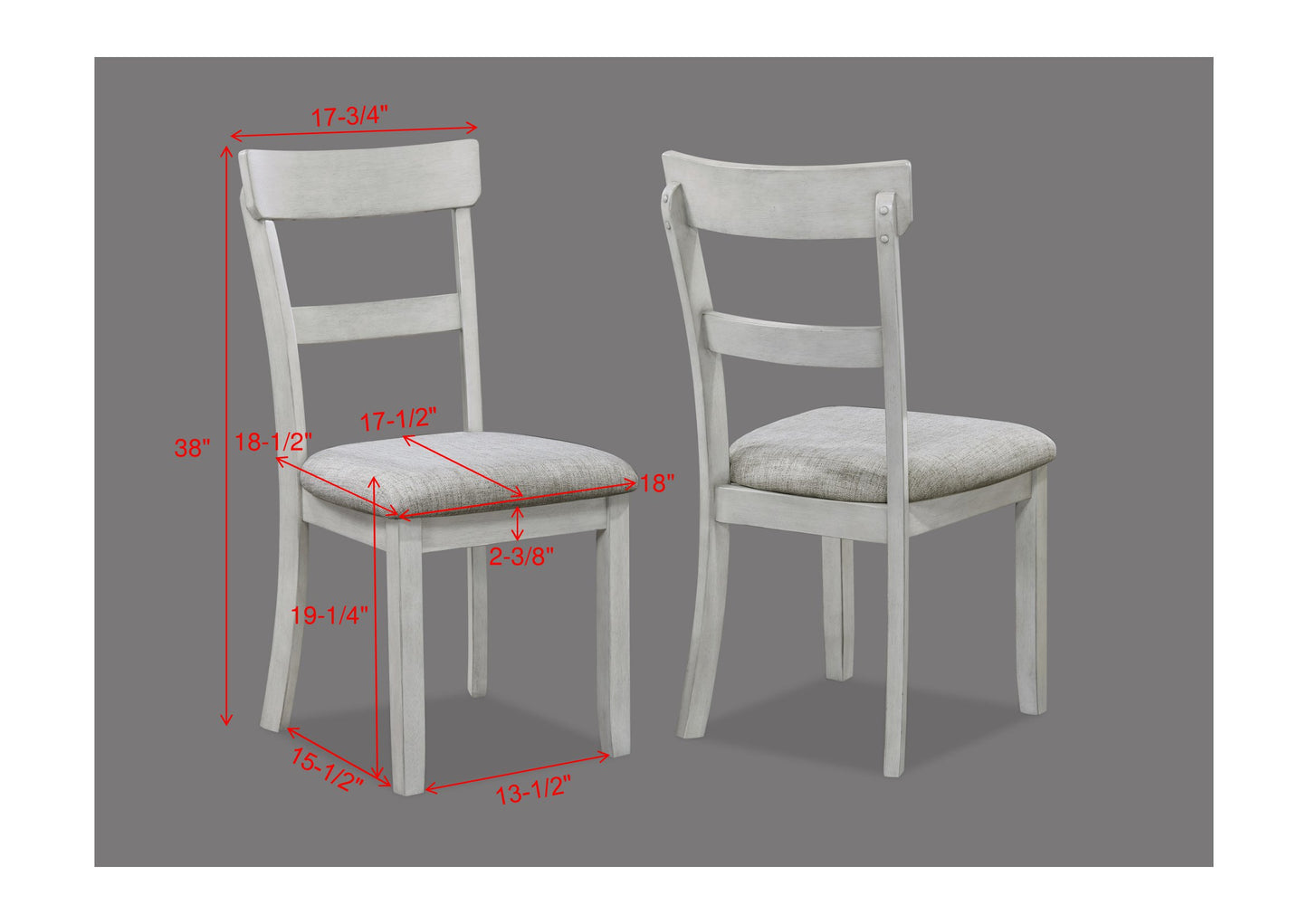 HENDERSON 5-PK DINETTE SET DRIFT WOOD
