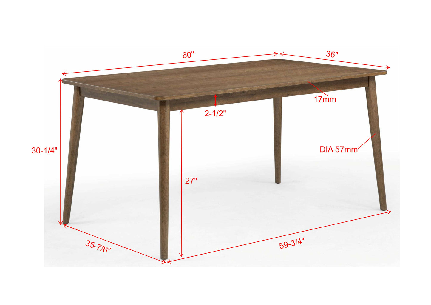 MILLS DINING TABLE