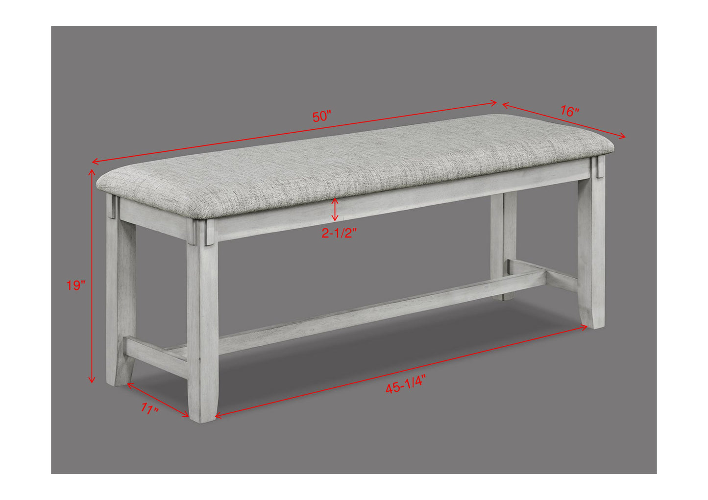 CLARA BENCH DRIFT WOOD