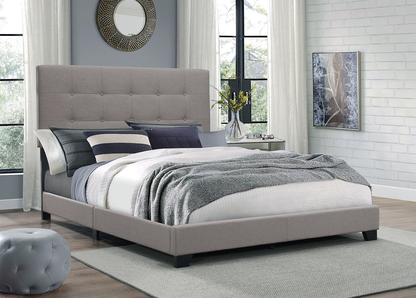 FLORENCE FULL BED GREY