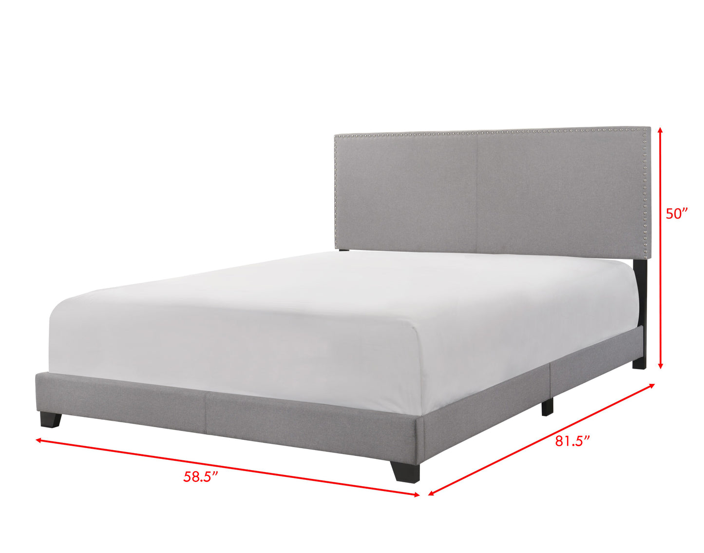 ERIN FULL BED GREY