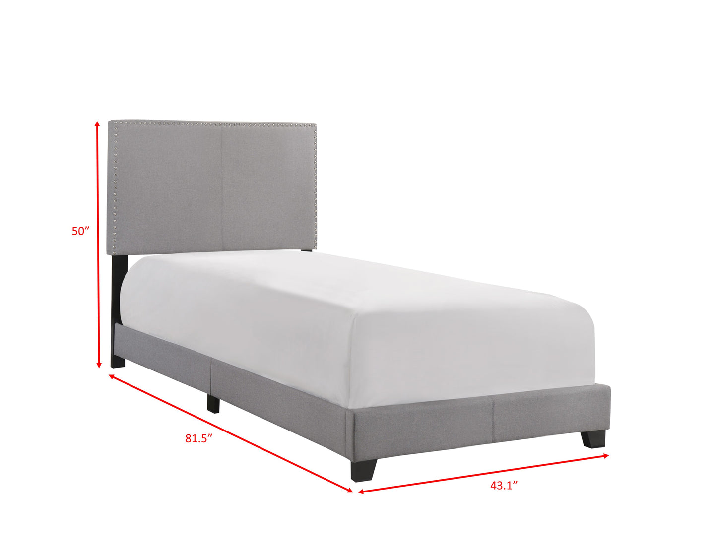 ERIN TWIN BED GREY