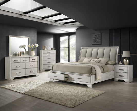 JAYMES DRESSER MIRROR WHITE MIST