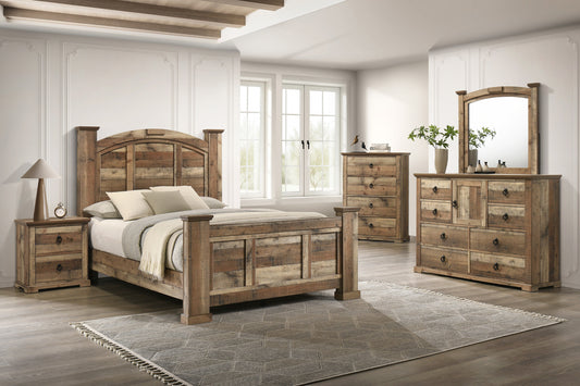 ELLA-MAE DRESSER MIRROR-RECLA.NATURAL