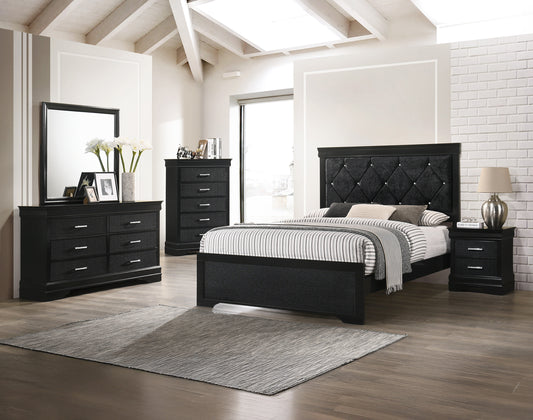 AMALIA DRESSER MIRROR BLACK
