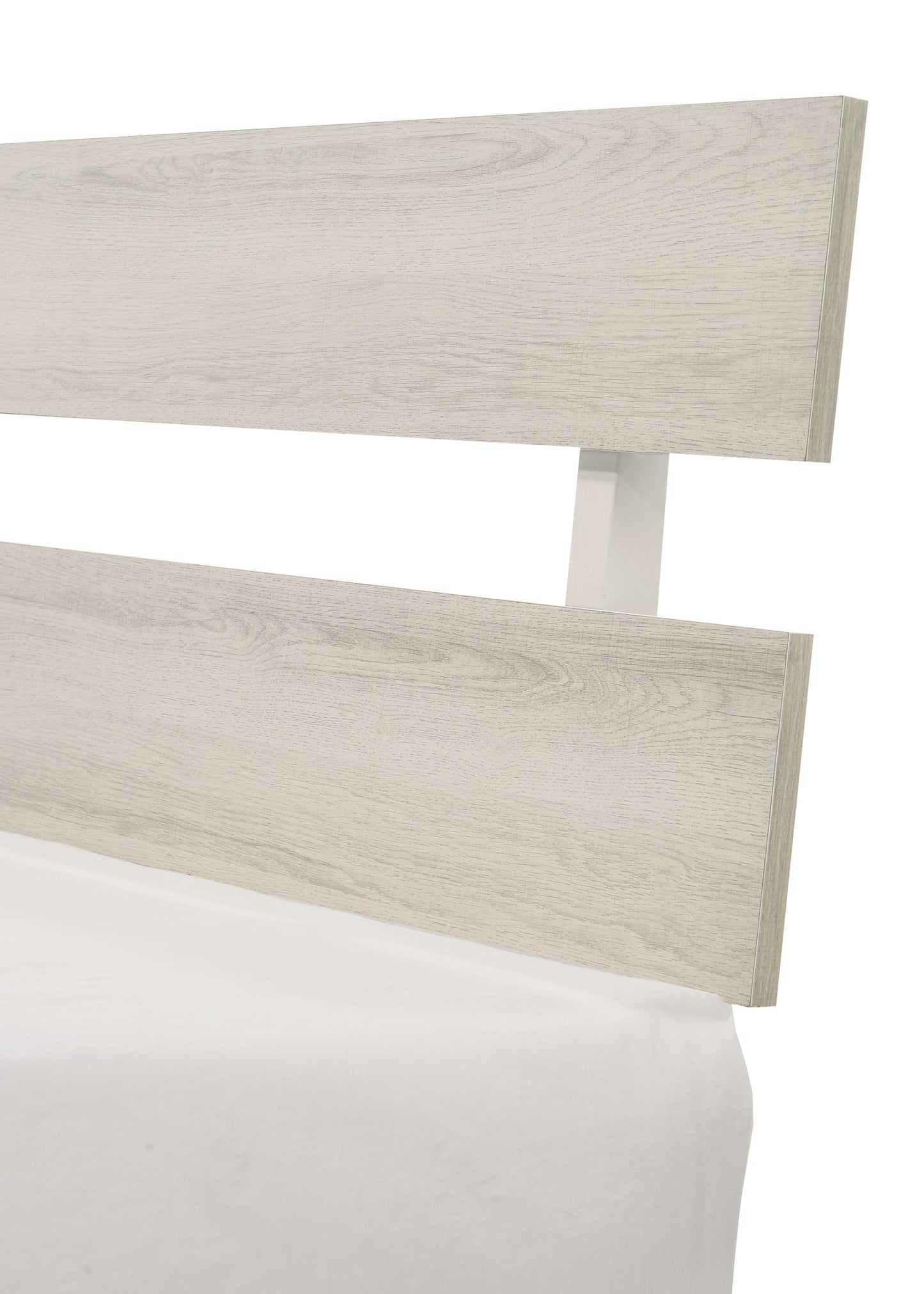ATTICUS KING PLATFORM BED IN 1 BOX WHITE