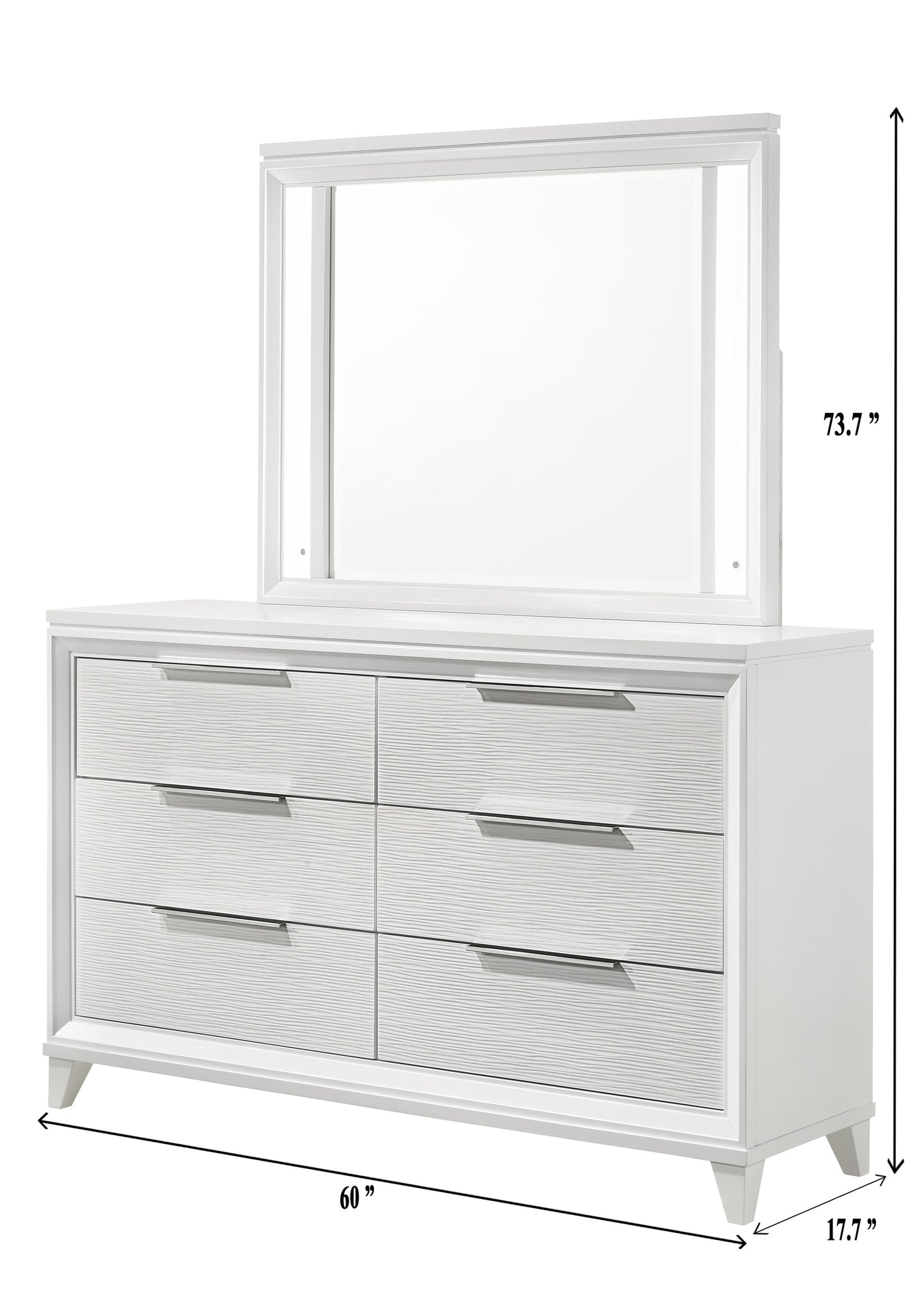CRESSIDA LED DRESSER MIRROR