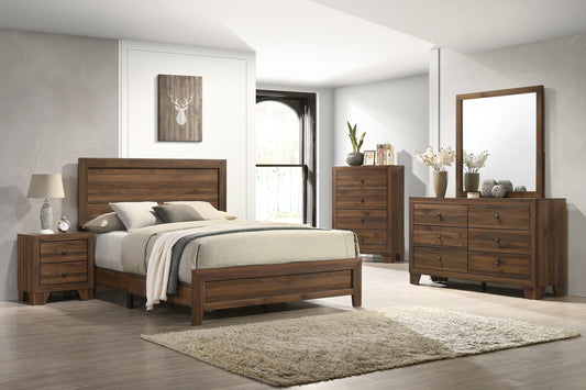 MILLIE DRESSER MIRROR -BROWN CHERRY
