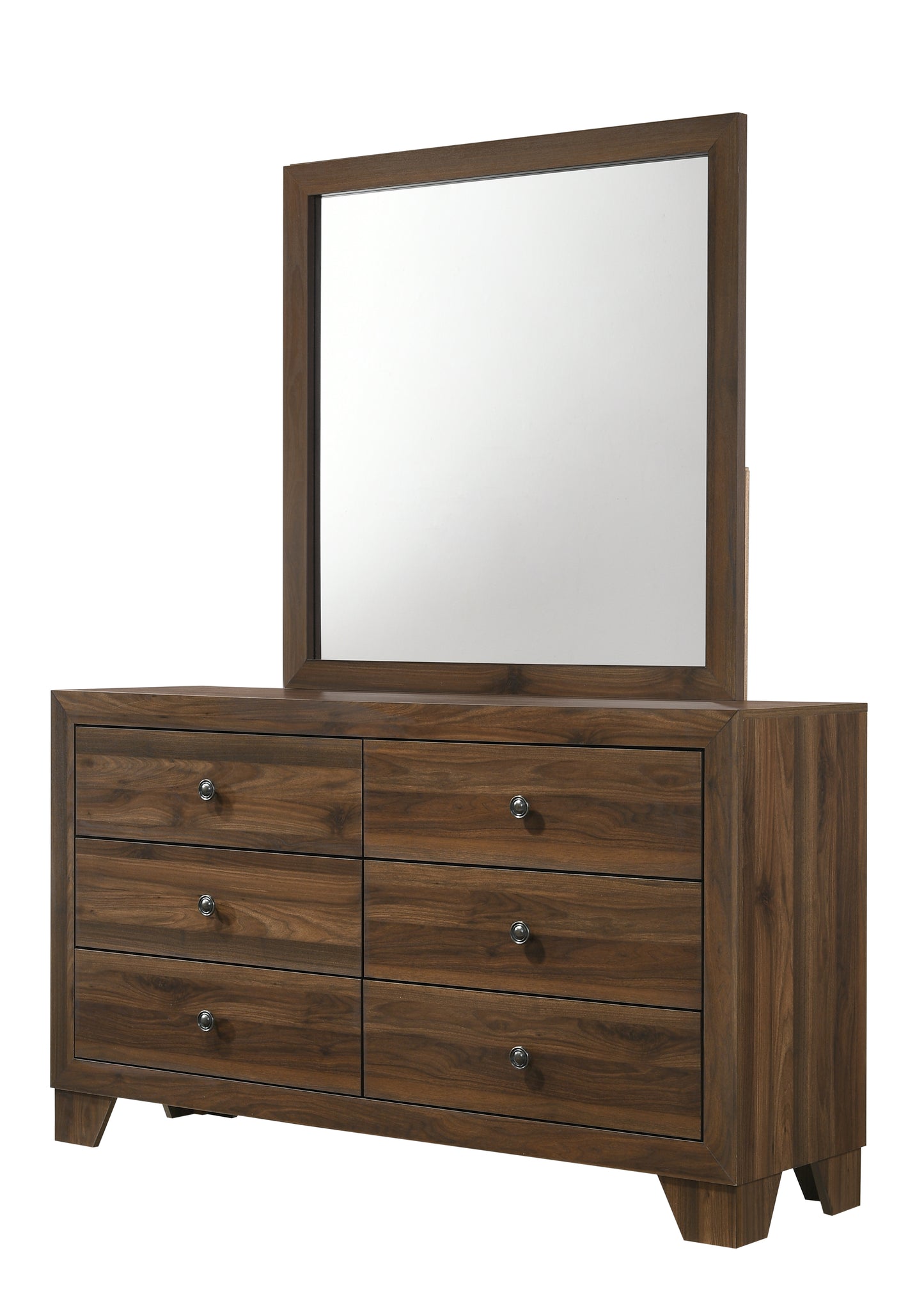 MILLIE DRESSER MIRROR -BROWN CHERRY