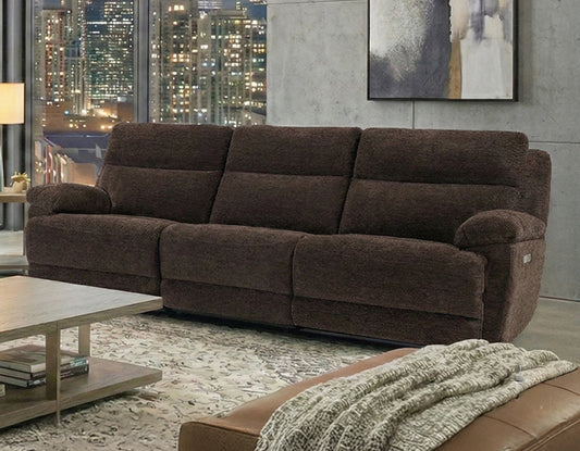 Gatlin Fabric Dual-Power 3-Piece Reclining Sofa