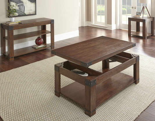 Arusha
Lift-Top Cocktail Table, Castered
End Table