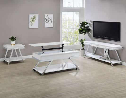 Zena
Lift-Top Cocktail Table, Castered
End Table
TV Stand