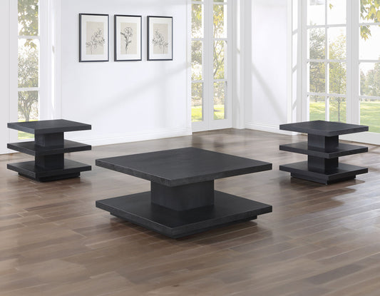 Canyon, Black
Cocktail Table, Castered
End Table