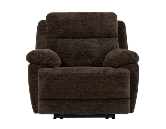 Gatlin Brown Fabric Dual-Power Recliner