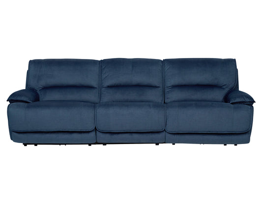 Olsen Sofa, Dual-Power Zero-Gravity Modular Reclining, Indigo