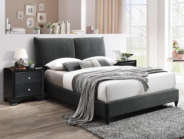 JENN CHARCOAL BED FRAME Smyrna Furniture Outlet