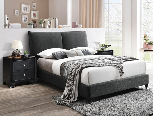 JENN CHARCOAL BED FRAME Smyrna Furniture Outlet
