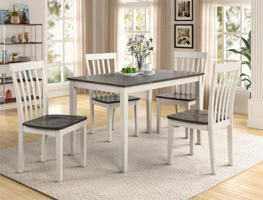 BRODY 5-PK DINETTE WHITE/GREY