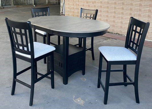 HARTWELL CTR HT DINING LIGHT GREY