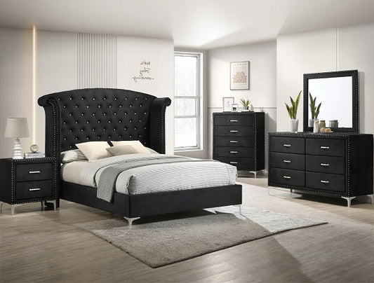 LUCINDA BEDROOM GROUP BLACK Smyrna Furniture Outlet