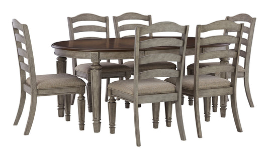 Lodenbay Dining Table and 6 Chairs Smyrna Furniture Outlet