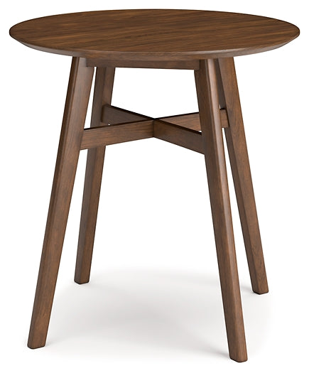 Lyncott Round DRM Counter Table Smyrna Furniture Outlet