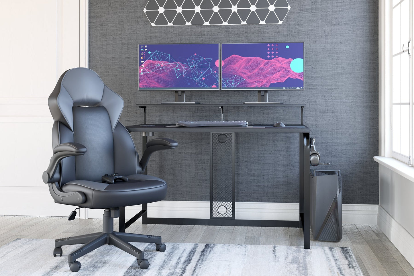 Lynxtyn Home Office Desk Smyrna Furniture Outlet