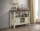 MARIBELLE SERVER CHALK WARM GREY Smyrna Furniture Outlet