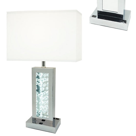 MONICA LAMP CHROME-LED ACCENT Smyrna Furniture Outlet