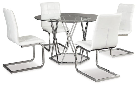Madanere Dining Table and 4 Chairs Smyrna Furniture Outlet