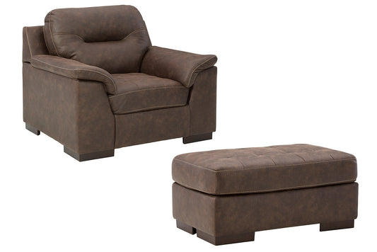Maderla Chair and Ottoman Smyrna Furniture Outlet