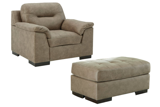 Maderla Chair and Ottoman Smyrna Furniture Outlet