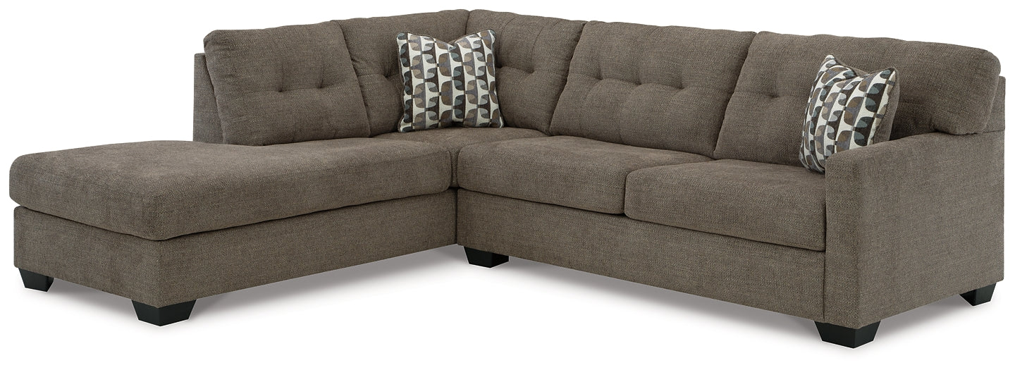 Mahoney 2-Piece Sleeper Sectional with Chaise Smyrna Furniture Outlet
