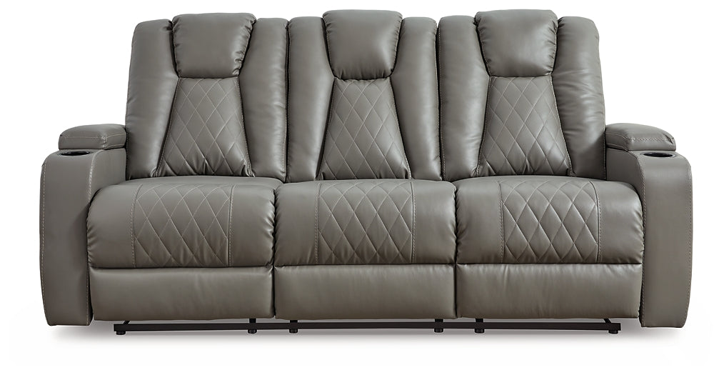 Mancin REC Sofa w/Drop Down Table Smyrna Furniture Outlet
