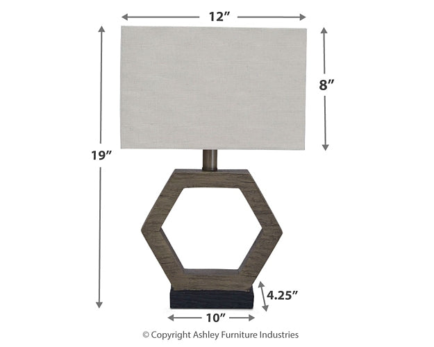 Marilu Poly Table Lamp (1/CN) Smyrna Furniture Outlet