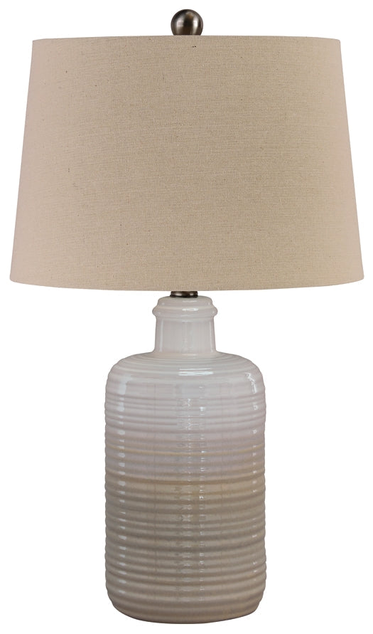 Marnina Ceramic Table Lamp (2/CN) Smyrna Furniture Outlet