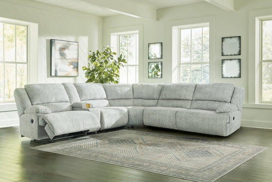 McClelland 6-Piece Reclining Sectional Smyrna Furniture Outlet